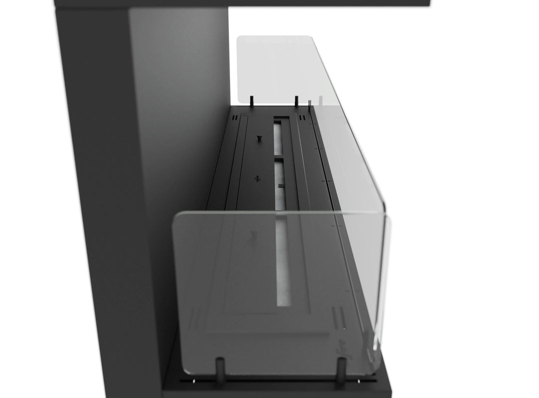 Dreiseitiger Ethanol Einbaukamin - Inside C V3 120