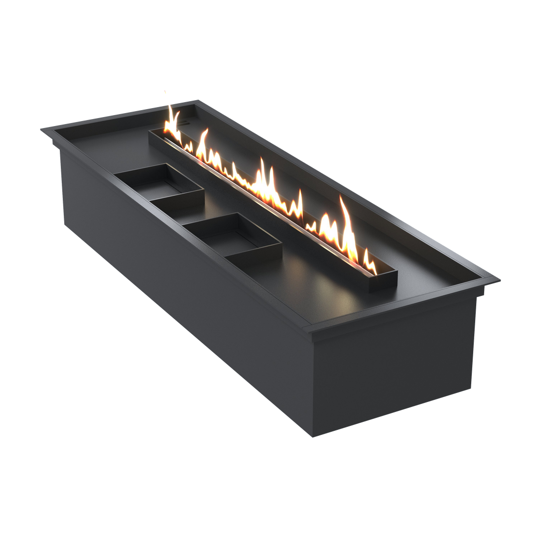 Bioethanol SmartFire Fernbedienung - PRIME A6 120cm mit Deko