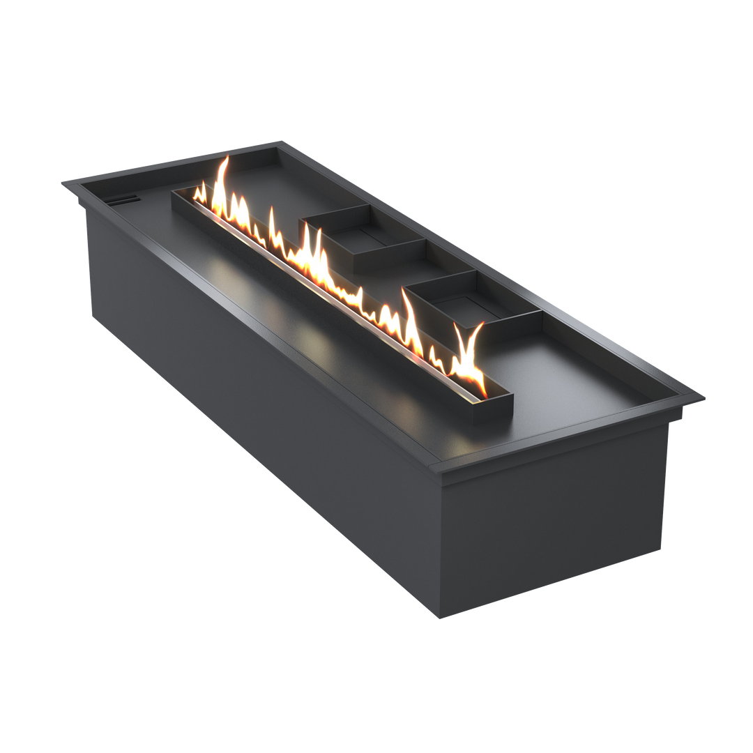Bioethanol SmartFire Fernbedienung - PRIME A6 120cm mit Deko