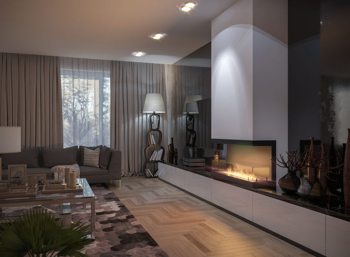 bioethanol-einbaukamin-dreiseitig-ethanolkamin-raumteiler-infire-c1000-inside-c-100cm-schwarz-dreiseitige-verglasung-mit-flammen-modernes-wohnzimmer-lowboard-wohnwand-trockenbau-mit-schubladen