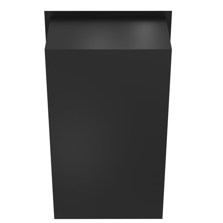 Bioethanol Einbau Kamin Ofen SELECTED Vertikal 70x160x35cm Rückseite Stahlgehäuse von Wild Flame